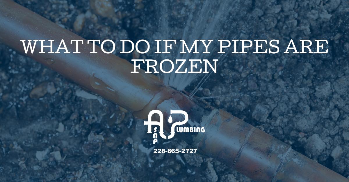 What to Do If My Pipes are Frozen