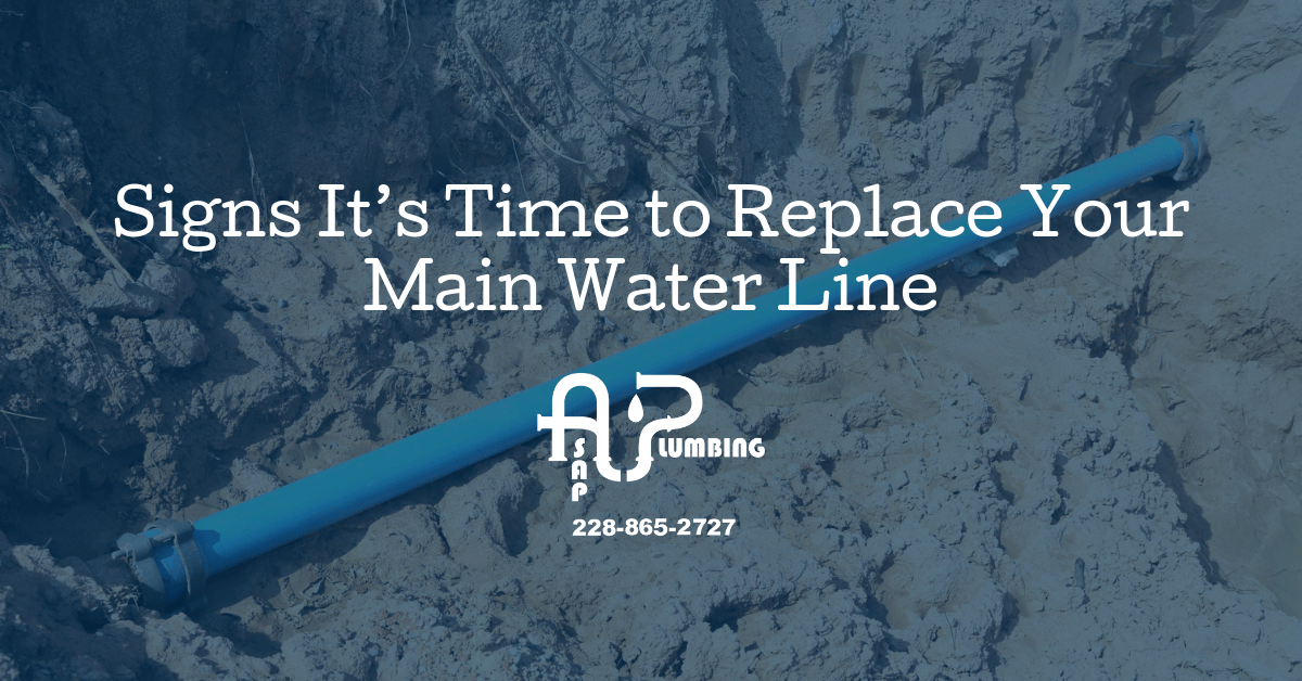 Signs It’s Time to Replace Your Main Water Line