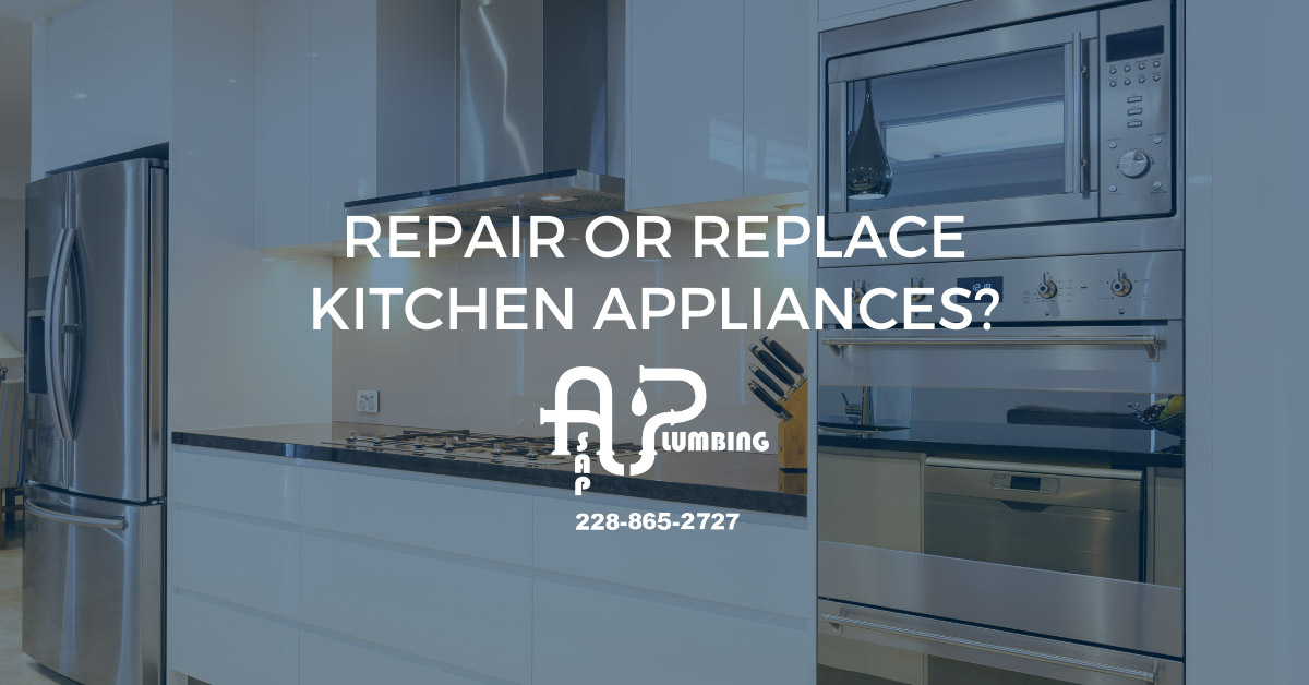 Repair or replace kitchen appliances?