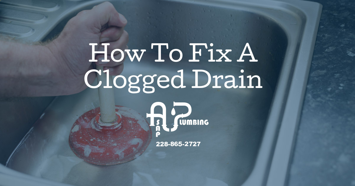 How To Fix A Clogged Drain