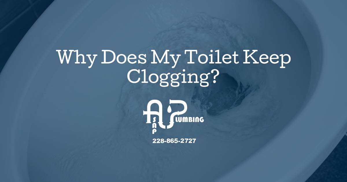 why does my toilet keep clogging
