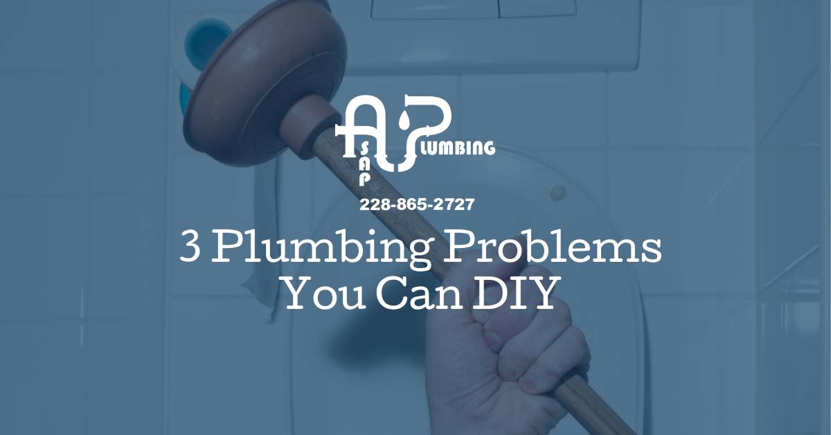 3 Plumbing Problems You Can DIY