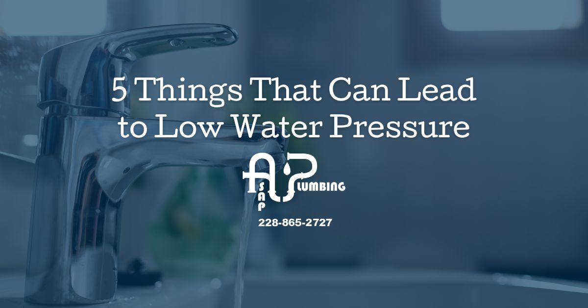 5 Things That Can Lead to Low Water Pressure